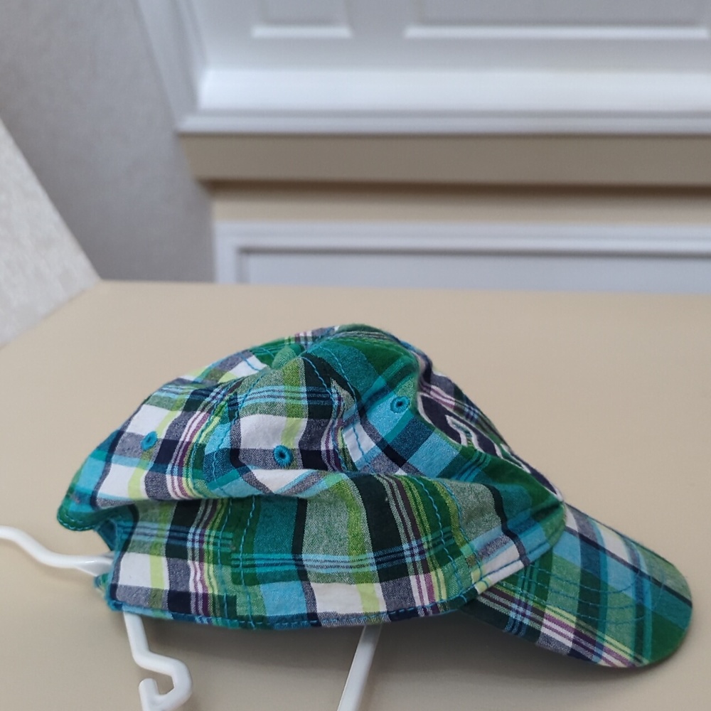 The childrens place Plaid Cap with Number 2 Patch size large 2-4 years - Picture 3 of 9